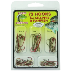 TEAM CRAPPIE Hook Kit 72 Hooks